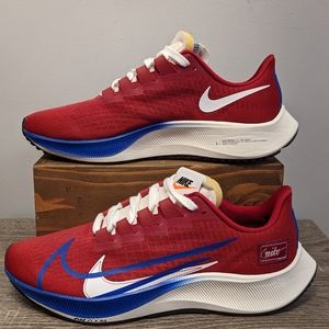 Size 9.5 - Nike Air Zoom Pegasus 37 Premium Gym Red Game Royal